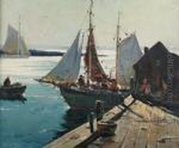Going Out Oil Painting by Anthony Thieme