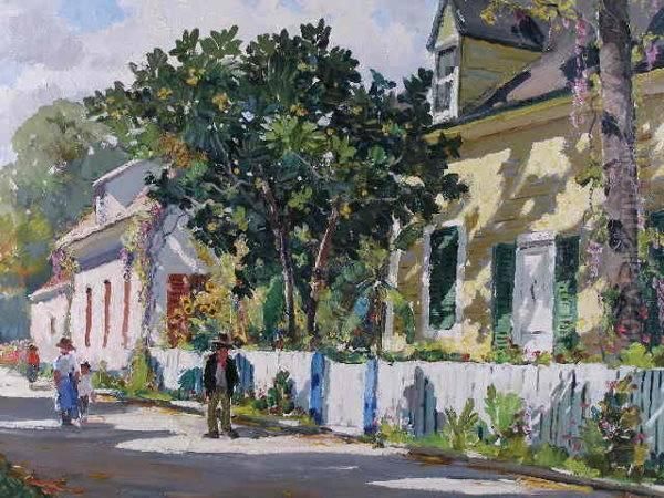 The Loquat Tree Oil Painting by Anthony Thieme