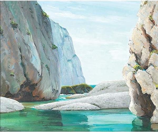 Torrent De Paruyo, Mallorca, Spain Oil Painting by Anthony Thieme