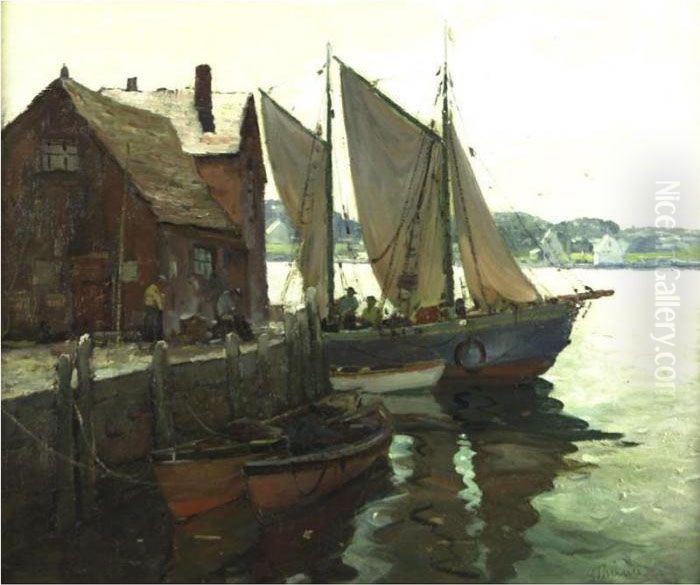 Morning Oil Painting by Anthony Thieme