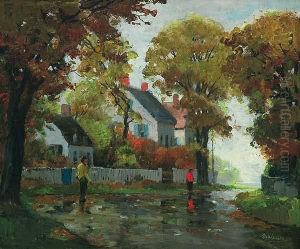 After The Rain, Rockport'' Oil Painting by Anthony Thieme