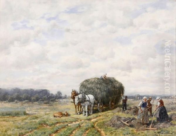 La Siega Del Heno Oil Painting by Desire Tomassin