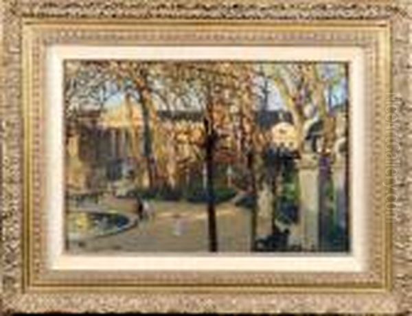 Le Parc Royal Oil Painting by Fernand Toussaint