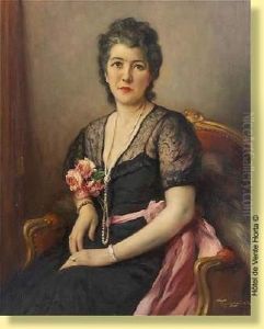Elegante Au Collier De Perles