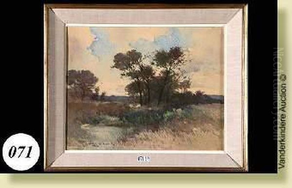 Paysage D'automne Oil Painting by Fernand Toussaint