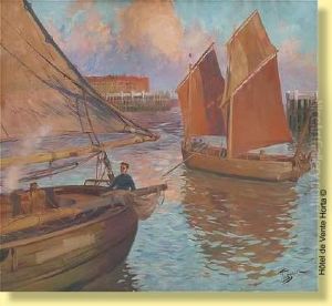 Barques De Peche Dans Un Port