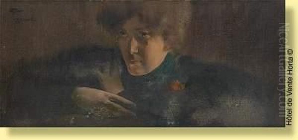 Le Regard Oil Painting by Fernand Toussaint