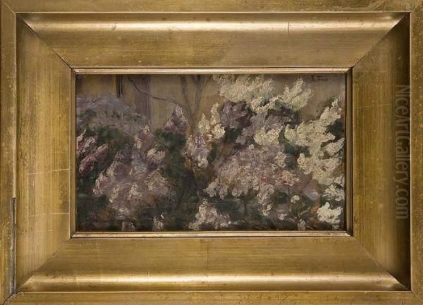 Kwitnace Bzy Oil Painting by Iwan Trusz