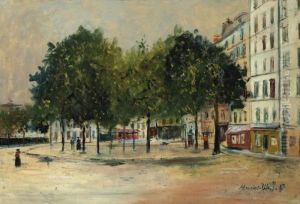 Place Constantin-pecqueur, Montmartre, Paris