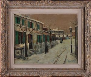 Street Scene In Winter