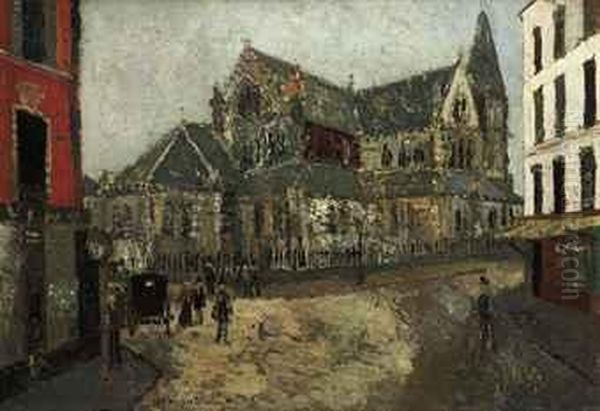 Basilique De Saint Denis Oil Painting by Maurice Utrillo