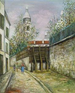 Rue De La Bonne A Montmartre