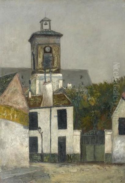 Eglise Sainte-marguerite A Paris Oil Painting by Maurice Utrillo