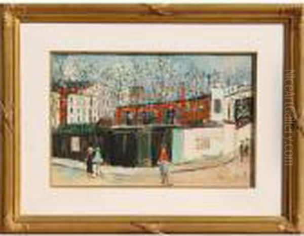Untitled Oil Painting by Maurice Utrillo