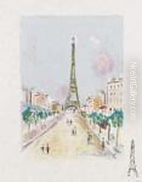 Parigi Oil Painting by Maurice Utrillo
