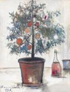 Sapin De Noel Dans Un Pot.