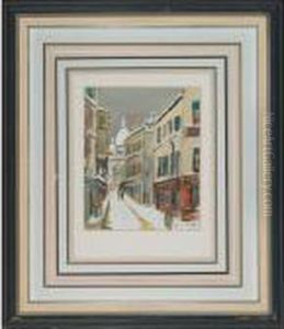 Paris Street Scene, Winter