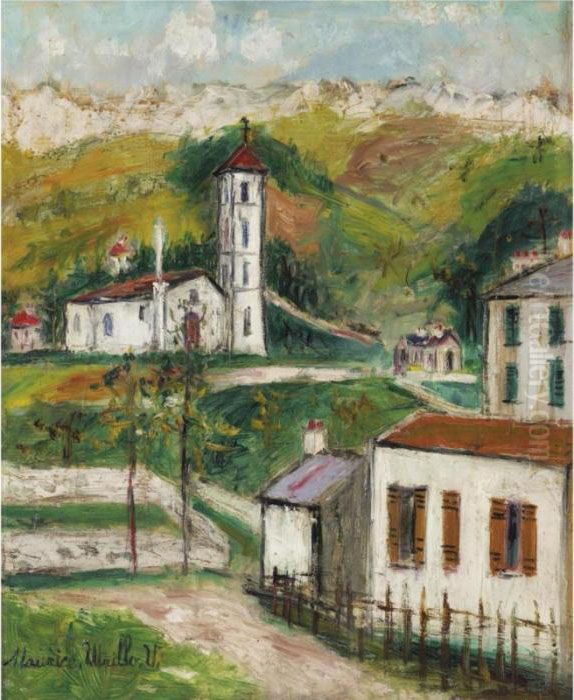 Paysage Corse Oil Painting by Maurice Utrillo