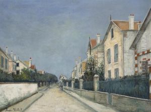 La Rue De La Republique A Sannois