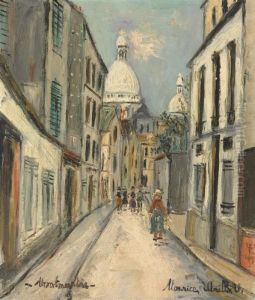 Rue De Chevalier De La Barre A Montmartre