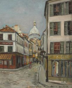Rue Norvins Et Sacre Coeur