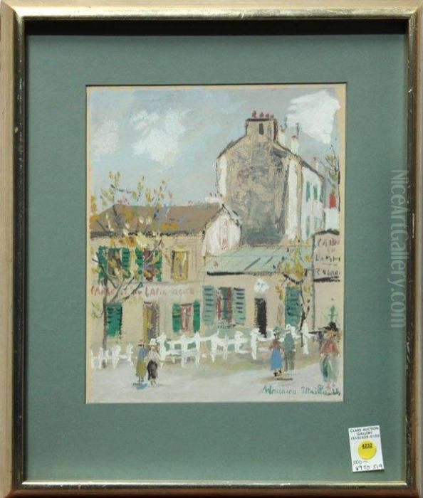 Lapin Agile Oil Painting by Maurice Utrillo