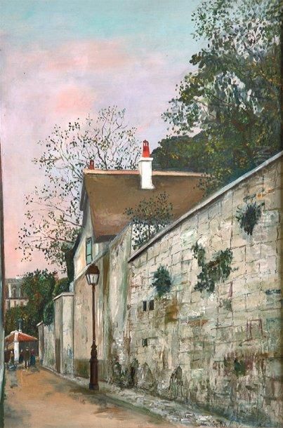 Cinquantiemeanniversaire De La Mort De Maurice Utrillo Oil Painting by Maurice Utrillo