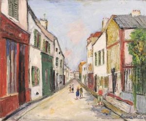 La Rue Damiette A Sannois, Circa 1937