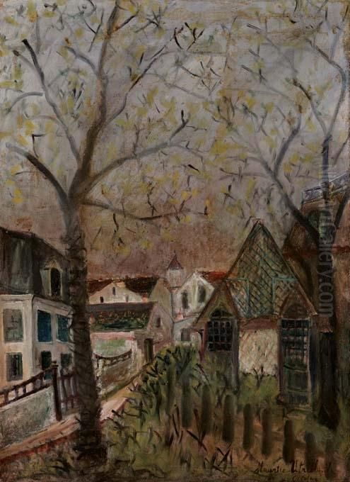 Paesaggio - (1915-16) Oil Painting by Maurice Utrillo