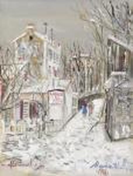 Le Lapin Agile Oil Painting by Maurice Utrillo