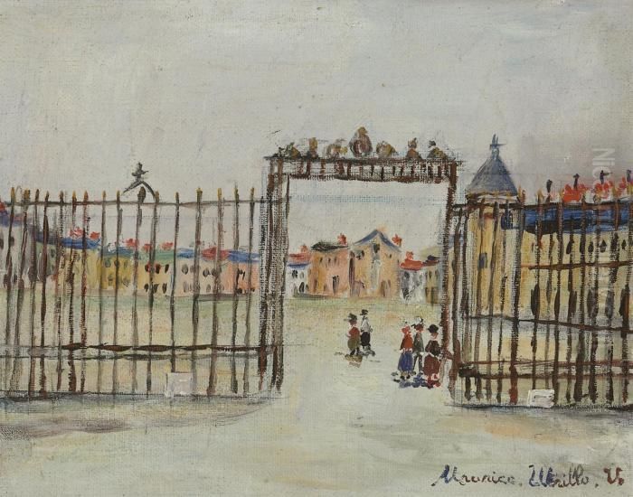 Palace Versailles Oil Painting by Maurice Utrillo