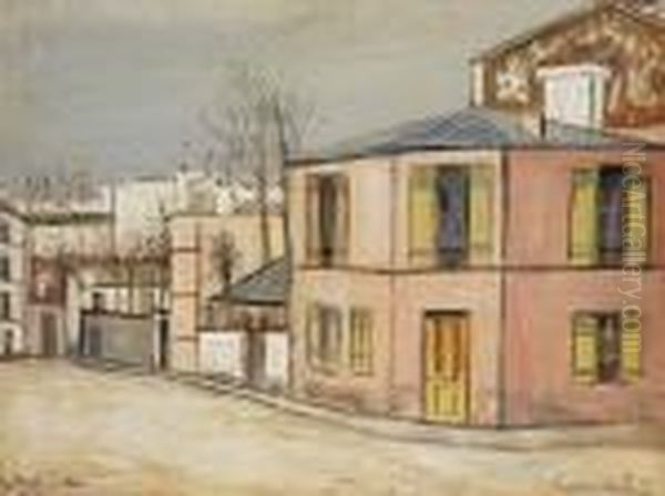 Montmartre Oil Painting by Maurice Utrillo