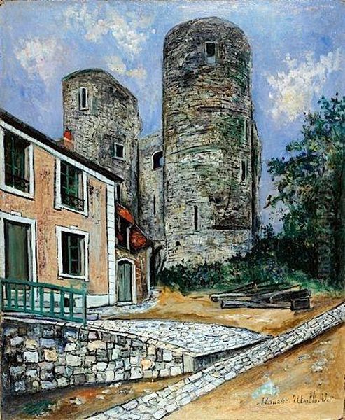 Le Vieux Chateau, 1921-1922 Oil Painting by Maurice Utrillo