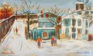 Rue A Moulin Rouge (montmartre)