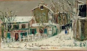 Le Lapin Agile Sous La Neige