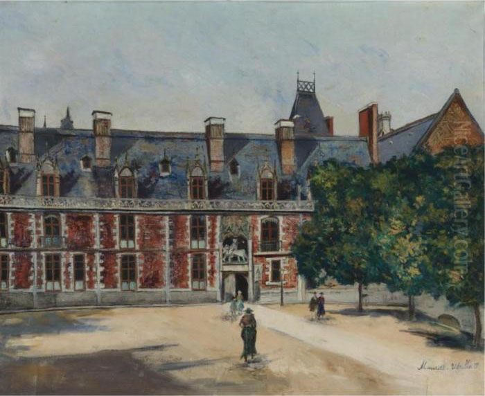 Chateau De Blois Oil Painting by Maurice Utrillo