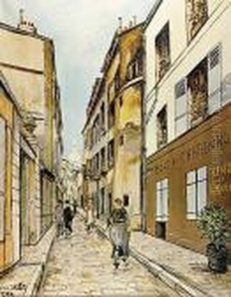 Sacre Ceour Montmartre Oil Painting by Maurice Utrillo