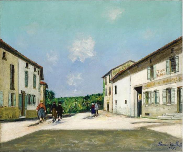 Property From A Private French Collection
 

 
 
 

 
 Chansaye Oil Painting by Maurice Utrillo