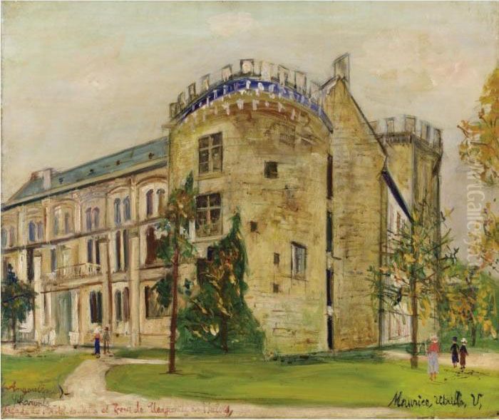 Tour De Marguerite De Valois Angouleme, Charente Oil Painting by Maurice Utrillo