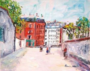 Rue Du Mont-cenis A Montmartre, Vers 1939