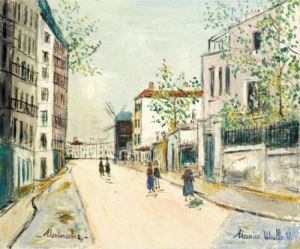 Rue Girardon A Montmartre