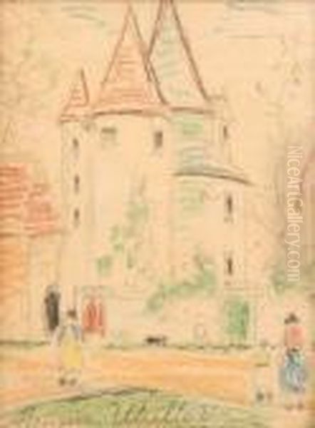 Montmartre Oil Painting by Maurice Utrillo