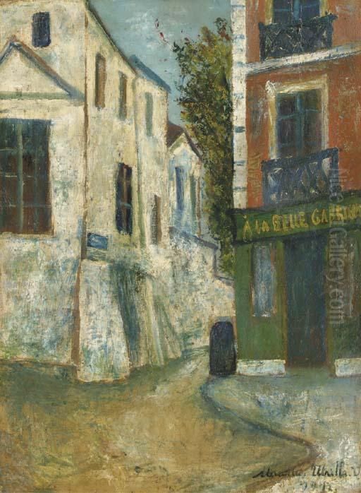 La Belle Gabrielle Oil Painting by Maurice Utrillo
