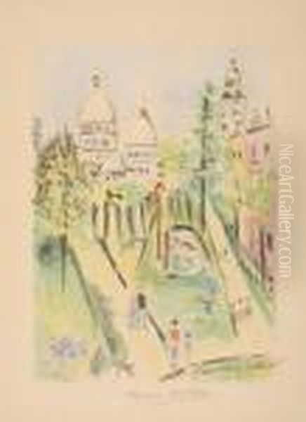 Untitled Oil Painting by Maurice Utrillo