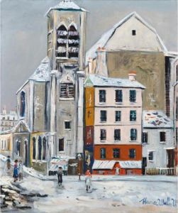 Eglise Saint-nicolas Du Chardonnet Sous La Neige