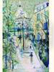 Sacre Coeur De Montmartre Et Square Saint Pierre