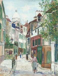 Le Sacre Coeur De Montmartre (et Rue Norvins)