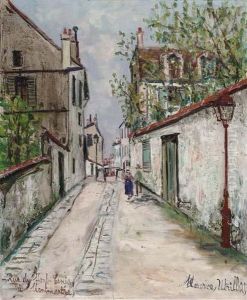 Rue Du Mont-cenis A Montmartre.