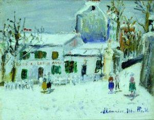 Le Lapin Agile Sous La Neige