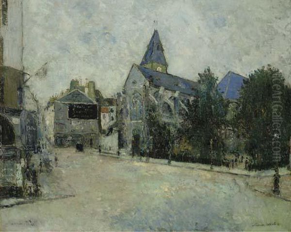 Eglise De Saint-medard Oil Painting by Maurice Utrillo